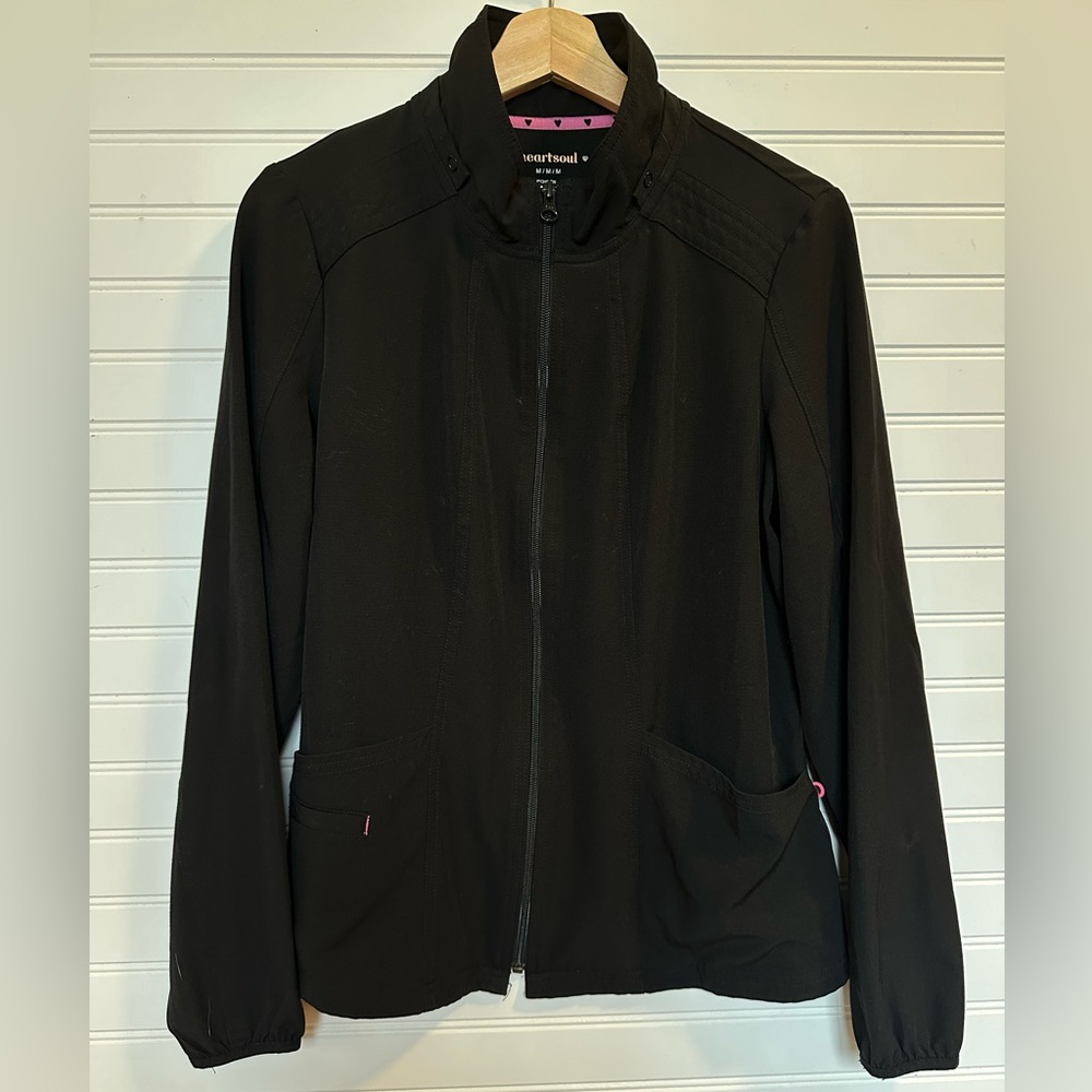 Heart Soul women’s black zipper jacket M